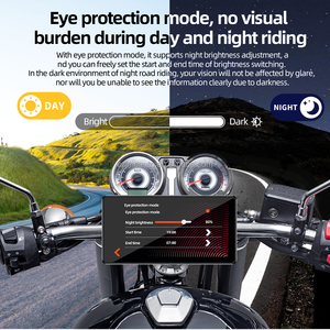 Jmc nhanh chóng phát hành xe máy Carplay 6 inch IPS màn hình cảm ứng hỗ trợ không dây capllay Android Auto <span class=keywords><strong>GPS</strong></span> NAVI BT WIFI 5.0 Mic - Product Image 2