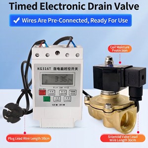 Valvola Solenoide in Ottone Normalmente Chiusa, Struttura a Membrana, Impermeabile, a Risparmio Energetico, Acarp 2W OEM - Product Image 2