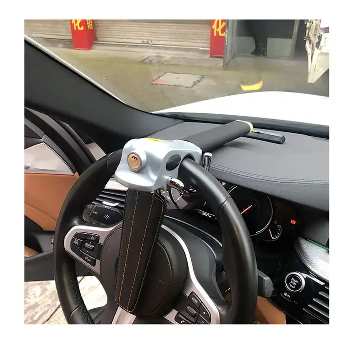cerradura de volante de lujo mejor coche automóvil antirrobo coche  seguridad volante bloqueo con llaves