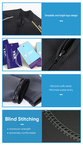 Meilleur accueil Dongguan Sport Plonge néoprène équipement de plongée gilet aile combinaison veste pour femmes hommes chemises hauts - Product Image 5