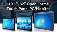 Écran tactile capacitif LCD à cadre ouvert de 15,6 pouces, écran tactile tout-en-un avec résolution 1920*1080 pour usage professionnel