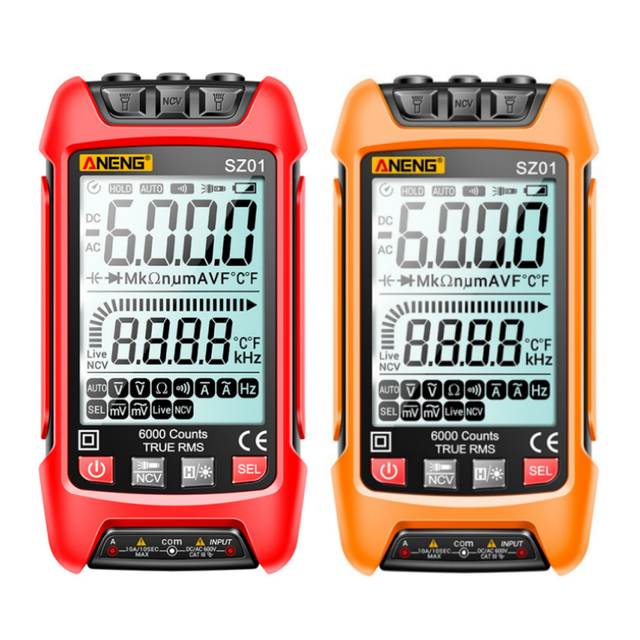 Hot Sale 2025 SZ01 High Precision Automatic Digital Display Multimeter Intelligent Anti-burning Multimeter with Wire