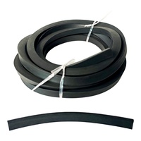 CHENG MAI CM-SJXMFT Joint en caoutchouc triangulaire sur mesure, profil en mousse de caoutchouc EPDM, écologique, noir, découpe sur mesure