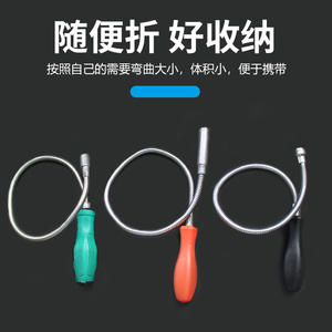 Barre magnétique de ramassage en métal puissante et flexible, outil de réparation automobile robuste pour ramasser les vis - Product Image 3