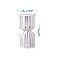 Ensemble de supports de table ronds en PVC blanc pour desserts, présentoirs pour mariage, banquet, anniversaire, décoration de la maison, personnalisation artisanale