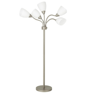 Lampadaire Medusa à 5 têtes LED en métal, hauteur réglable, design moderne, éclairage pour salon, chambre à coucher, bureau - Product Image 5