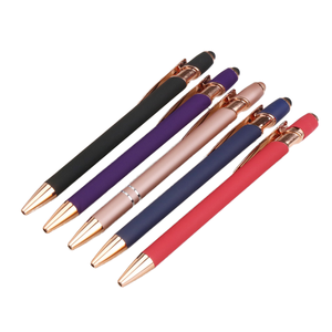 Premium balpen van 1,0 mm met aangepast logo, oranje zwarte inkt, hoogwaardig promotioneel schrijfwaren, gemaakt van duurzaam plastic - Product Image 1