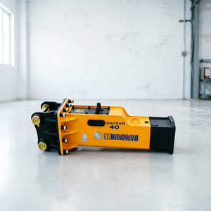 Nouveau modèle de brise-roche hydraulique de type boîte SB40 pour excavatrices de 4 à 7 tonnes, destiné à la construction et aux mines, origine Shandong, avec burin inclus. - Product Image 1