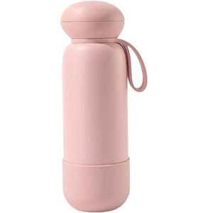 Custom 450ml 16oz Portable <b>Small</b> Mouth Cup Outdoor Portable Double Layer Cup Cover 316 Stainless Steel Water Bottle - Product Image 2