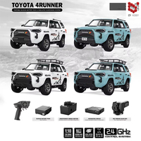 1/18 2,4G 4WD RC Super Suv modelo de coche de Control remoto juguetes para niños (incluye emisor de luz, sonido y humo)