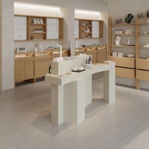 Mesa <span class=keywords><strong>de</strong></span> Exhibición Idao para <span class=keywords><strong>Zapatos</strong></span> y Bolsos, Mueble <span class=keywords><strong>de</strong></span> Exhibición para Tienda <span class=keywords><strong>de</strong></span> Ropa Femenina; Soporte <span class=keywords><strong>de</strong></span> Exhibición <span class=keywords><strong>de</strong></span> Forma Irregular - Product Image 3