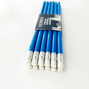 Lápices Escolares Redondos de Madera Azul HB de Primera Calidad, con Mina Negra, al por Mayor para Niños, Hechos en China - Product Image 4