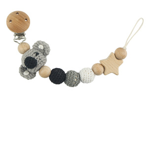 Nuovo arrivo in scatola di animali ciuccio da te catena per bambino massaggiagengive cordino in Silicone a forma di balena perline Comfort Clip per ciuccio personalizzato - Product Image 4