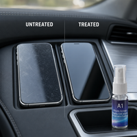 Protecteur d'écran liquide de qualité industrielle A1, nano micro-silice, essence céramique invisible modifiée anti-rayures, Guangdong