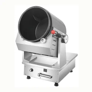 Comercial 5000W Inteligente China Wok Automático Stir Fry Máquina de cocina rotativa eléctrica Mezclador de cocina Máquina automática de Wok