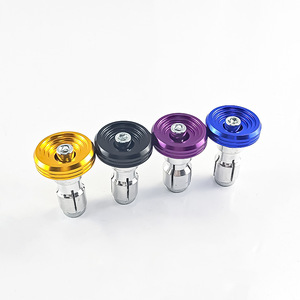 Qiangye Handlebar <b>Plug</b> 6 <b>Universal</b> Aluminum Alloy CNC Motorcycle Modification Parts Colorful Stylish - Product Image 2