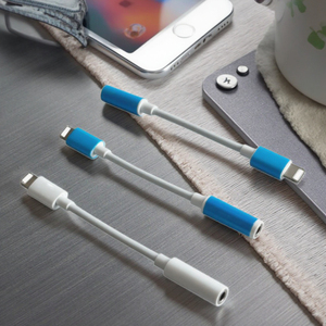 3.5mm nữ cắm PVC Áo khoác Cáp âm thanh với ánh sáng Ning kết nối cho <span class=keywords><strong>iPhone</strong></span> máy ảnh máy tính - Product Image 6