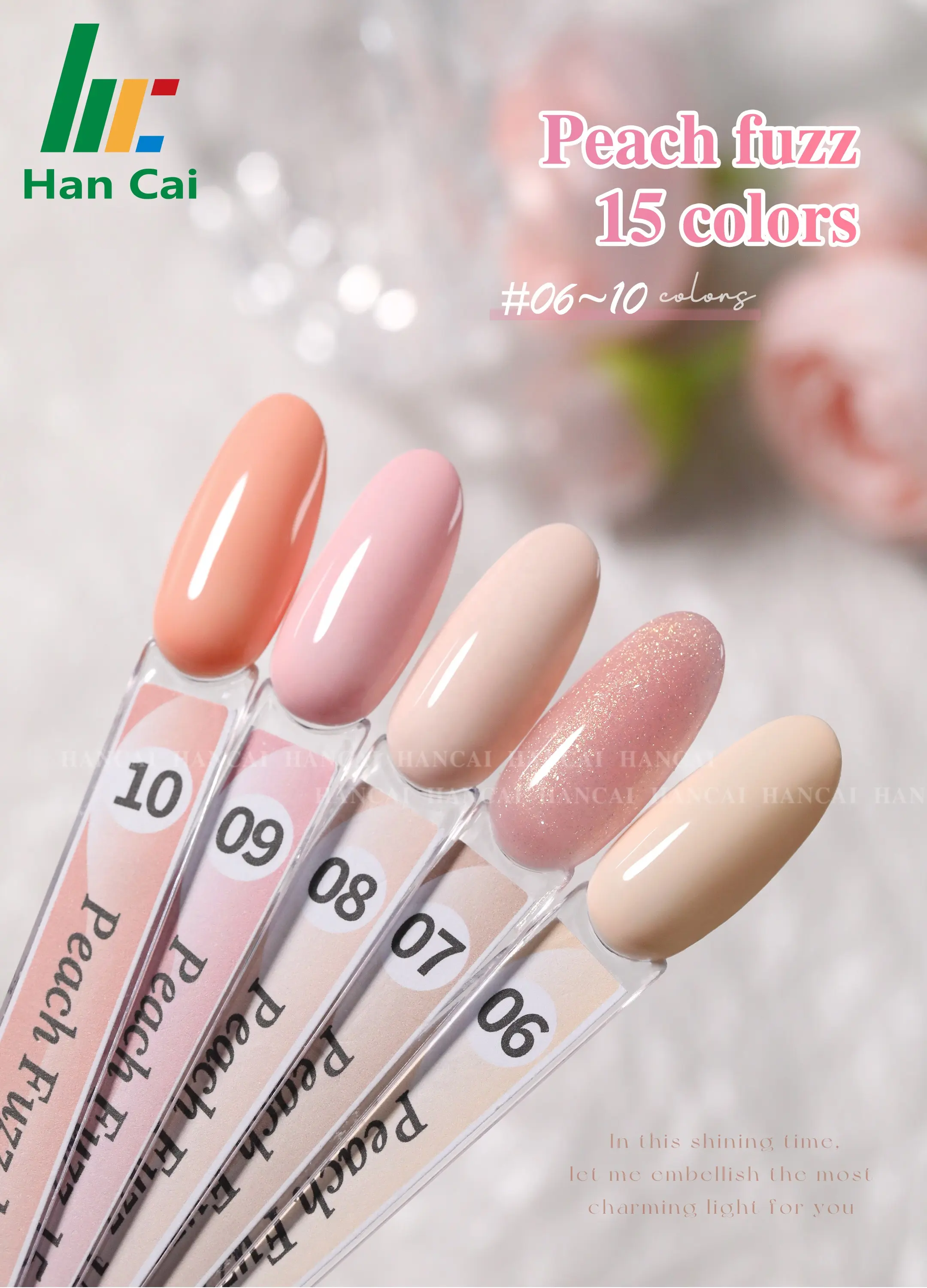 Bán buôn 15ml thạch Chất lượng cao Gel Polish Nail chủ đề màu hồng nude ngâm tắt UV Gel Sơn móng tay