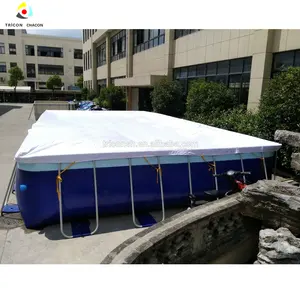 Hot sale retractable swimming pool above ground pool cover swimming pool covers film