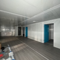 Villa de vacances de luxe préfabriquée à rendement élevé (ROI), hôtel modulaire écologique extensible, maison conteneur de 40 pieds, salle de sport moderne
