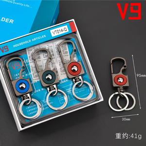 พวงกุญแจโลหะ V9ของที่ระลึกทางธุรกิจของ Jinda พวงกุญแจออกแบบโลโก้ได้ตามต้องการ - Product Image 4