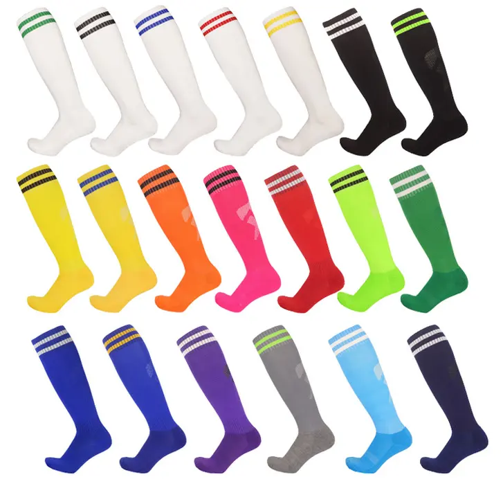 High Quality Soccer Non Slip Crew Brand Cotton Grip Football Baseball Men Custom Socks Logo Sports Socks