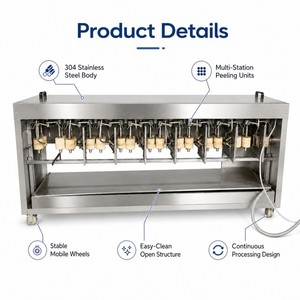 Machine à éplucher les radis, les ignames, la laitue et les tubercules de manioc - Product Image 3