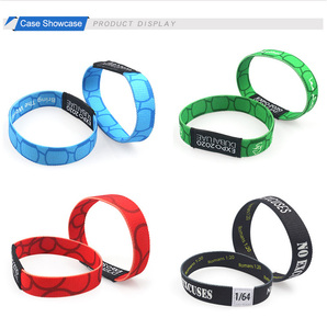 Bracelet promotionnel IDEA GIFT avec logo, bracelet RFID personnalisé imperméable, bracelet sport en polyester, bracelet NFC pour événements et expositions - Product Image 5