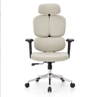 Chaise de bureau exécutive moderne à hauteur réglable, capacité de charge de 150 kg, soutien lombaire, design pliable, matériau en tissu, base pivotante