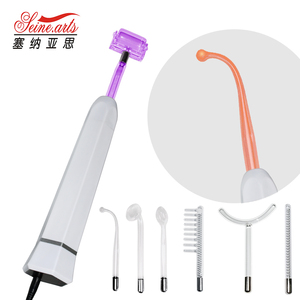 Varita de tonificación Facial de alta frecuencia con ozono de microcorriente para uso doméstico, máquina de tratamiento de argón y <span class=keywords><strong>Acan</strong></span>, herramientas de belleza para masaje de ojos (LW-068) - Product Image 1