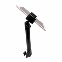 Support de téléphone portable flexible et réglable en alliage d'aluminium, bras long usiné CNC, avec filetage pour rotule de 20 mm et vis de 14 pouces, fixation par clip portable pour bateau