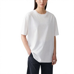 Nouvel Arrivage T-shirt Décontracté Femme Grande Taille Col Rond Manches Courtes en Coton Pur Respirant Écologique avec Logo Vente en Gros pour l'Été - Product Image 6