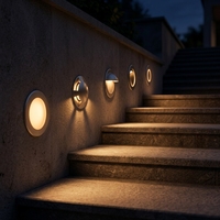 Lampe murale LED en aluminium pour extérieur, IP67, éclairage décoratif, spot LED pour clôture, escaliers, jardin et marches