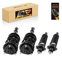 MaXpeedingrods - Juego Completo de Amortiguadores Delanteros y Traseros con Resortes Helicoidales para Mitsubishi Lancer 2002-2007 FWD 172142 171379