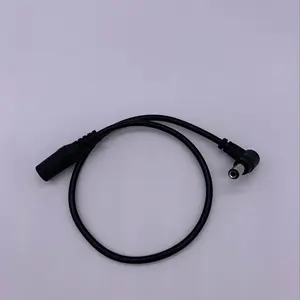 30cm black 2C*20AWG dc extension cable DC5.5*2.1mm