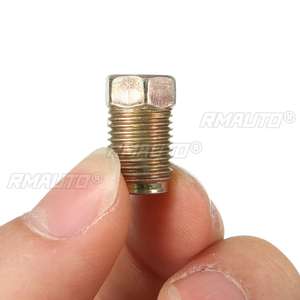 10/20/40 piezas de tuercas de tornillo macho cortas de 10 mm x 1 mm para tubos de freno de 3/16 pulgadas - Product Image 6