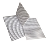 Grille de caisse à œufs en plastique ABS HAVC Ventilation d'air de retour noire