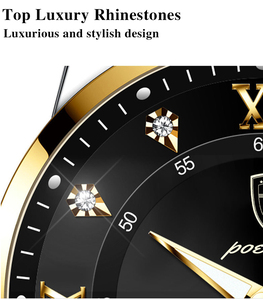 <span class=keywords><strong>Montre</strong></span> Décontractée Chic pour Hommes POEDAGAR 836 en Acier Inoxydable Qualité Supérieure Luxe Lumineuse Date Jour Montres Sport de Poignet - Product Image 4