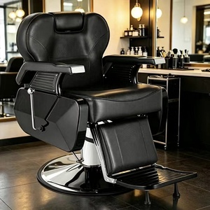Meubles de salon de coiffure en promotion ; équipement de coiffure pas cher à vendre, chaise de barbier durable pour salon de coiffure - Product Image 1