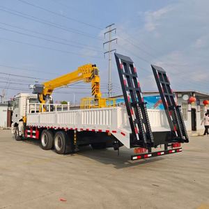 Grue télescopique montée sur camion Shacman Delong 18m 6X4 à plateau pour les opérations de sauvetage et d'ingénierie sur le terrain - Product Image 4