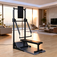 Máquina de Resistencia Digital GYMAPTUS con Pantalla Táctil y Banco, Equipo de Gimnasio Inteligente para el Hogar