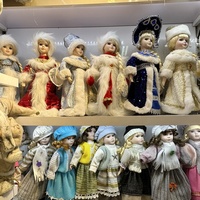 Belle poupée mignonne de fille russe de 24 pouces poupée en porcelaine victorienne bon marché