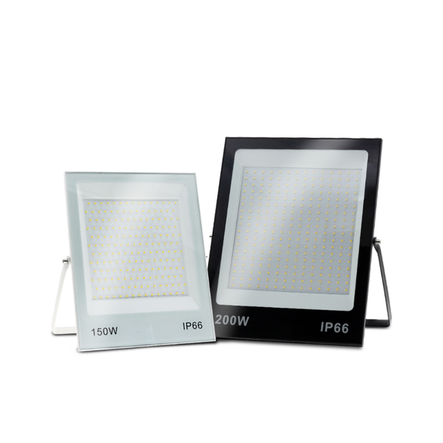 LED Waterproof Flood Light 50W 100W 150W 200W Ultra-thin New Type Outdoor LED Projector Lighting IP 66 Security Light