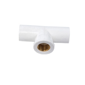 upvc round tube fittings vent pvc pipe fitting tee name male thread pipe fitting