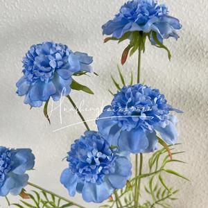 Artificial <b>Flower</b> Bouquet <b>Silk</b> <b>Flower</b> High Simulation Wedding Home Decoration Reusable Recyclable Single Branch - Product Image 3