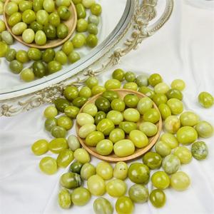 Cristal de <span class=keywords><strong>cuarzo</strong></span> Reiki natural, piedra curativa, piedra preciosa pulida, grava de <span class=keywords><strong>jade</strong></span> <span class=keywords><strong>Oliva</strong></span>, caída para decoración de meditación - Product Image 6