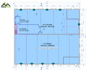 Estructura de Acero Galvanizado para Exteriores, Estructura de Acero para Taller o Almacén - Product Image 5