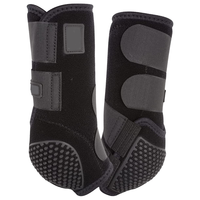 Bottes de jambe avant arrière Bottes de jambe de cheval réglables Garde de jambe avant arrière équine Protection équestre Cheval