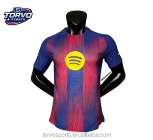 Equipación de Fútbol del Barcelona 2025, Edición Jugador, Réplica Exacta, Camiseta de Fútbol para Hombre, Tejido Jacquard Avanzado - Product Image 1