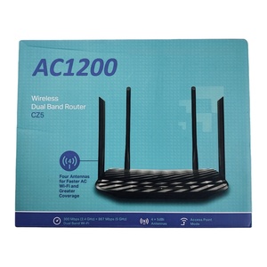 Routeur sans fil <span class=keywords><strong>TP</strong></span>-LINK CZ5 double bande <span class=keywords><strong>AC1200</strong></span> avec 4 antennes, Wi-Fi 5G, haute vitesse, entièrement utilisé - Product Image 3